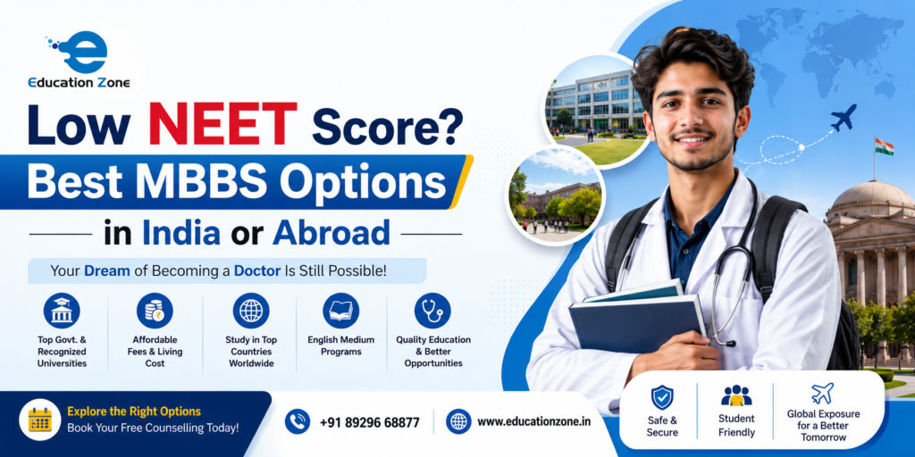 Low NEET Score in 2026? Best MBBS Options in India or Abroad
